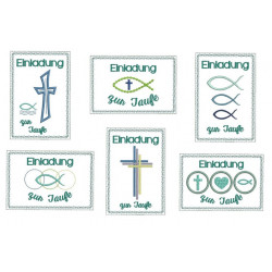 ITH Postkarten - Einladung Taufe